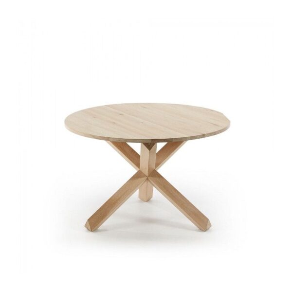 Mesa Arendal Ø120 roble blanqueado