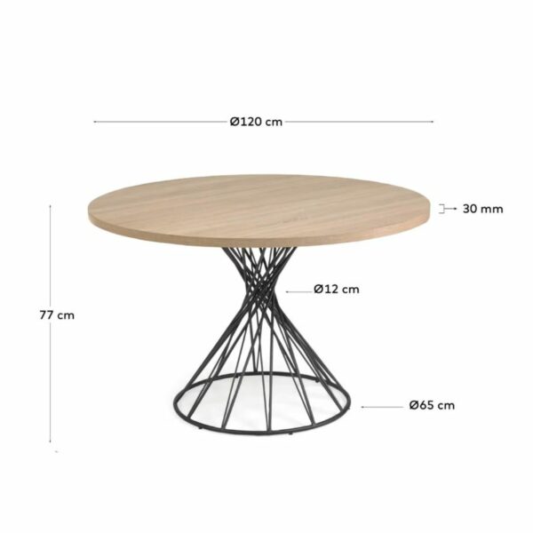 mesa-comedor-redonda-nuit-medidas Mesa Comedor Redonda Niut medidas