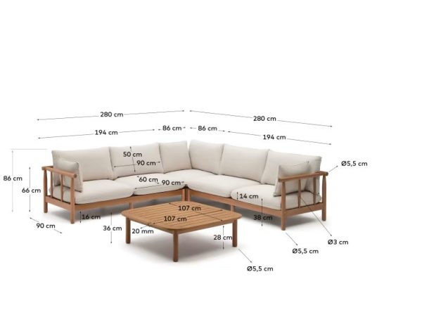 Set exterior Sacova Set exterior Sacova