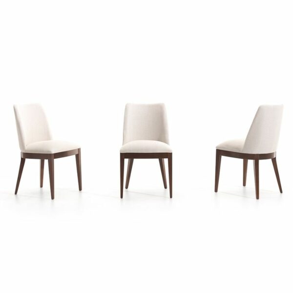 Silla 209 Silla 209 Tapizada en beige y madera