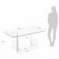 Silla Comedor Burano cristal templado