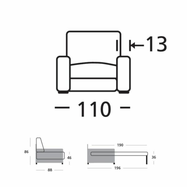 Sillón Cama Niza Sillón Cama Niza