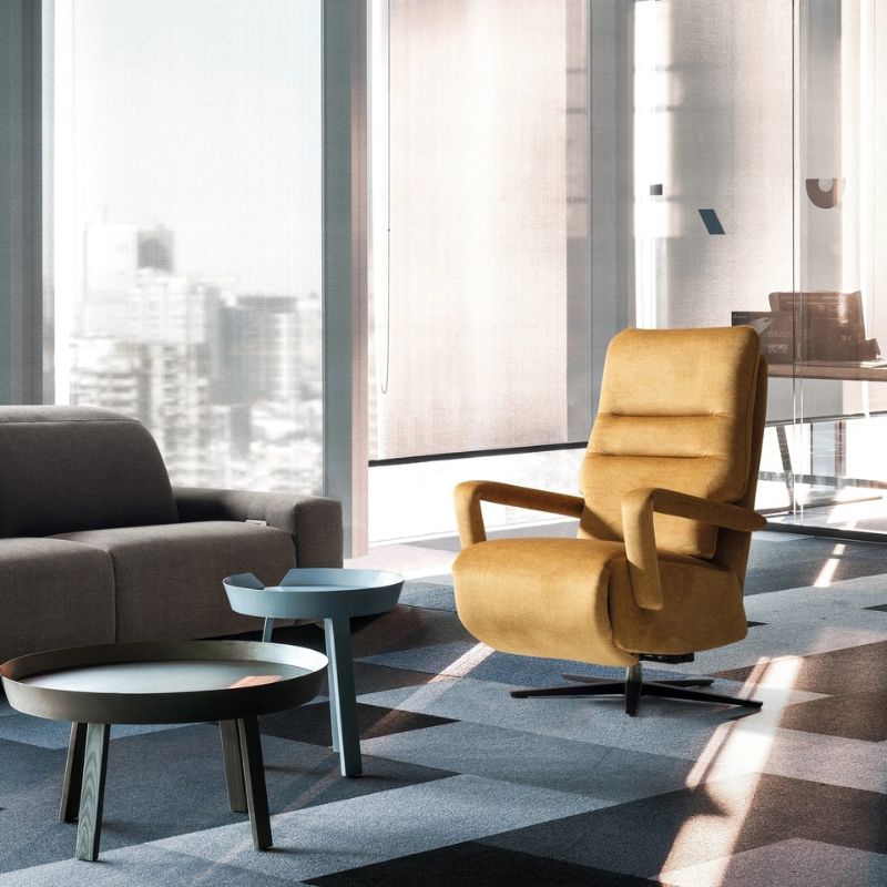 Sillón Cronos Mostaza de Tapicerías Navarro