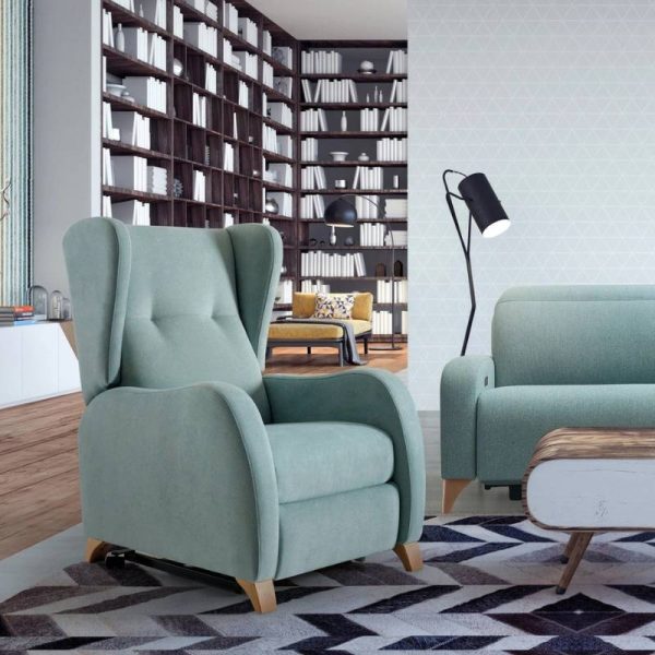 Sillón Derby Turquesa de Tapicerías Navarro