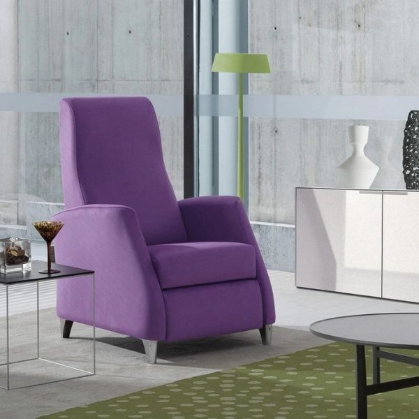 Sillón Koala Morado de Tapicerías Navarro