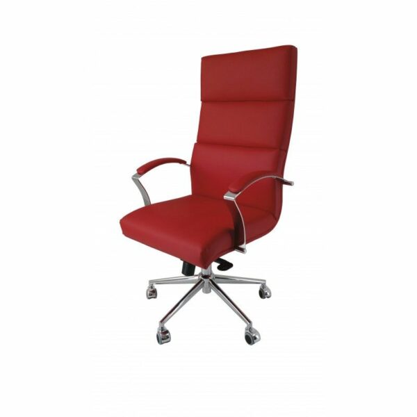 Sillón Vulcano Rojo Con Respaldo Alto de Vincolo Sillón Vulcano Rojo Con Respaldo Alto de Vincolo