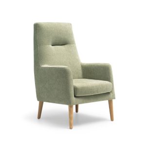 Butaca Serenity pata fija madera Tapicerías Navarro