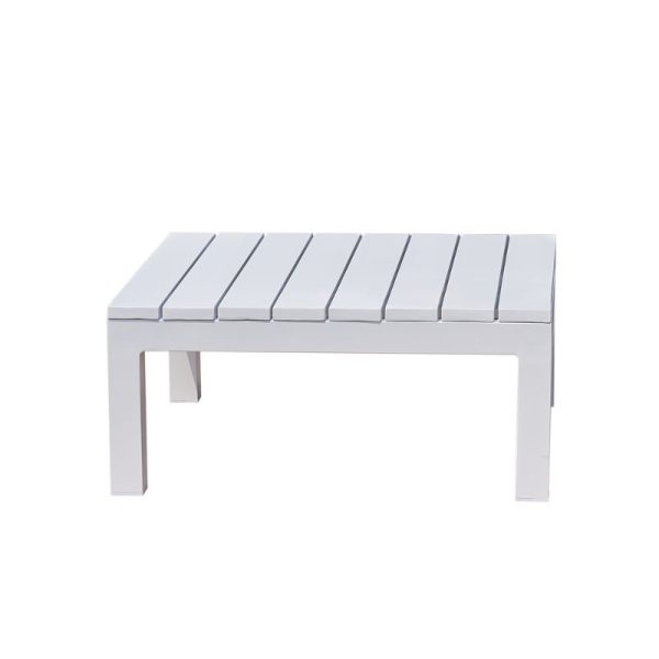 Set de muebles de exterior Tenerife para jardín y terraza. Conjunto de sofá, rinconera y mesa