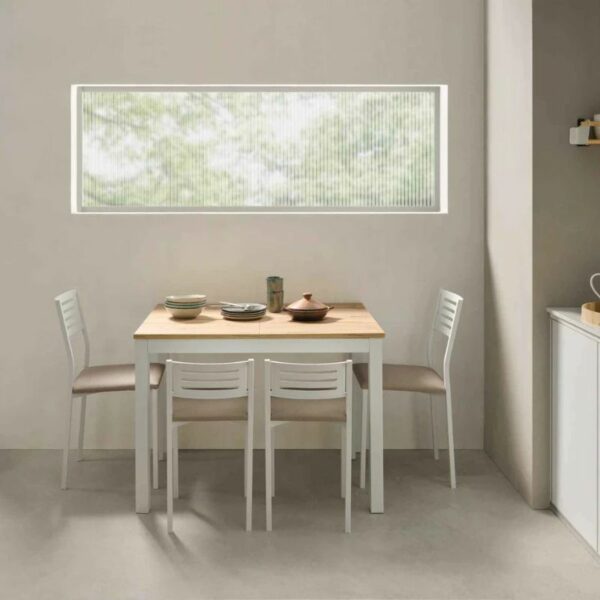 Mesa-elda-roble-blanco Mesa Elda para cocina